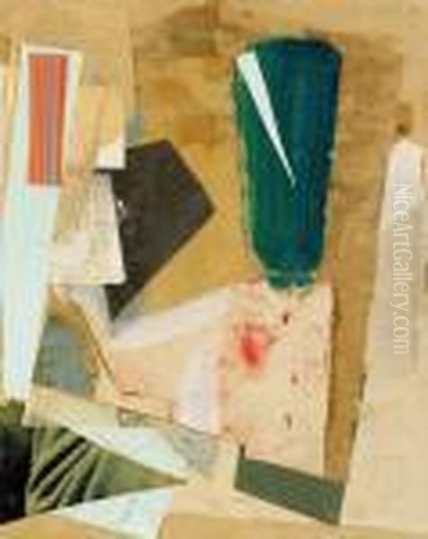 Utan Titel Oil Painting by Kurt Schwitters