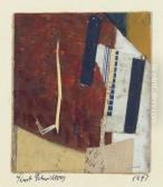 Untitled Oil Painting by Kurt Schwitters