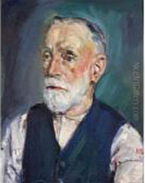 Portrait Of Mr Gaskell Oil Painting by Kurt Schwitters