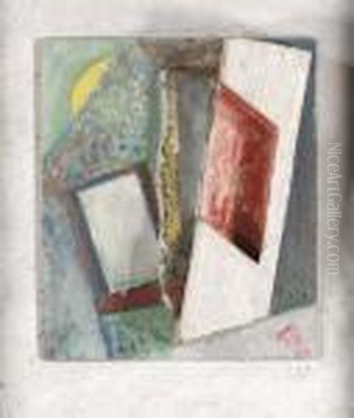 C67 Alte Hohle Oil Painting by Kurt Schwitters