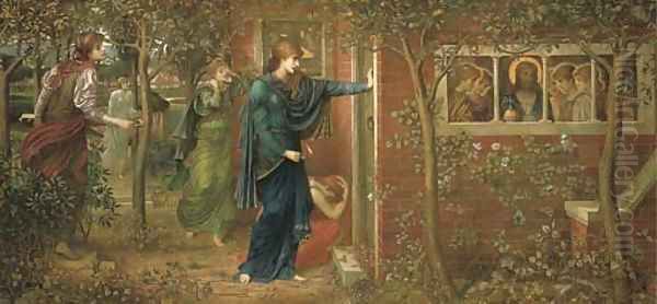 The Ten Virgins Oil Painting by John Melhuish Strudwick