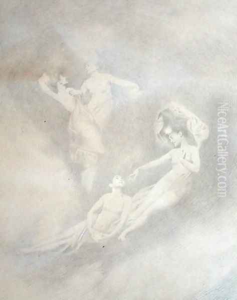 Spirits in the Mist Oil Painting by Charles Prosper Sainton