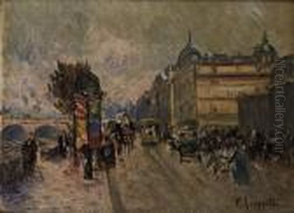 Parigi Oil Painting by Pietro Scoppetta