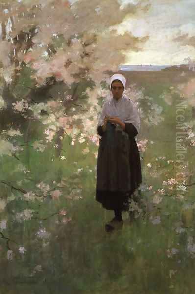 Le Printemps Oil Painting by Edward Emerson Simmons