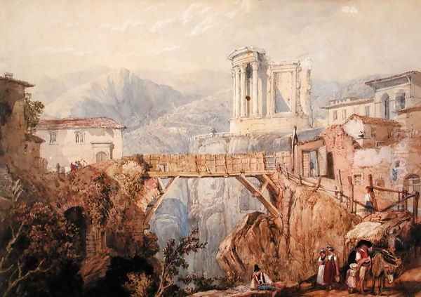 Tivoli, after a painting by William Page, 1833 Oil Painting by William Clarkson Stanfield