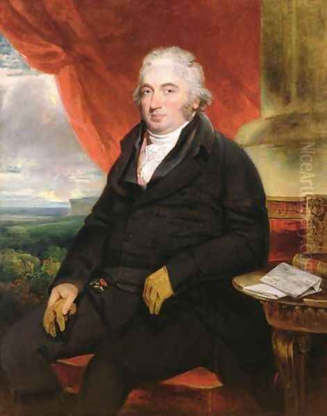 Portrait of John Fuller 1757-1834 Oil Painting by Henry Singleton