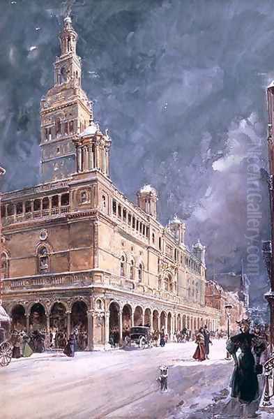 Madison Square Garden, New York, 1895 Oil Painting by William Louis Jnr. Sonntag