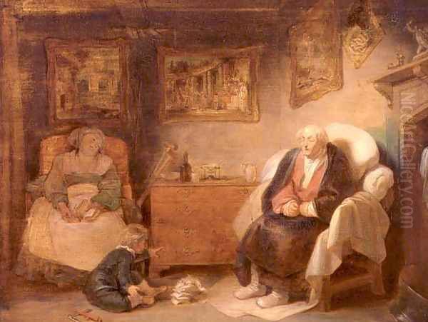 The Seven Ages of Man Second Childishness, Act II, scene vii from As You Like It by William Shakespeare Oil Painting by Robert Smirke