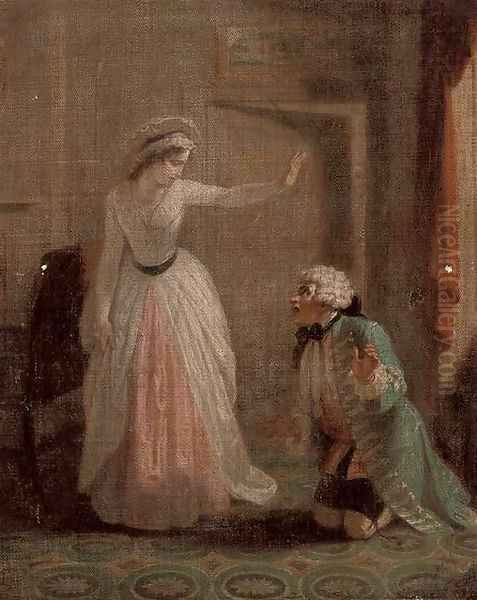 Scene from Samuel Richardson's Pamela by Robert Smirke