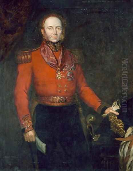 Major General John Alexander Dunlop Agnew Wallace c.1775-1857 1835 Oil Painting by Herbert Sidney