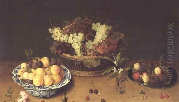 Fruit and Flowers Oil Painting by Isaak Soreau