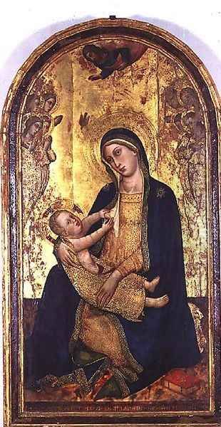 Madonna and Child Oil Painting by dei Gherarducci Silvestro