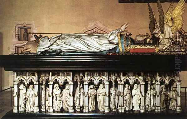 Tomb of Philip the Bold, Duke of Burgundy Oil Painting by Claus Sluter