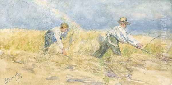 Harvester, 1910 Oil Painting by Lionel Percy Smythe