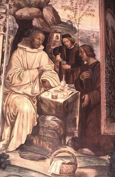 The Life of St. Benedict 23 Oil Painting by L. & Sodoma Signorelli