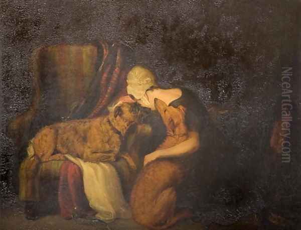 Sympathy Oil Painting by Frank Stone