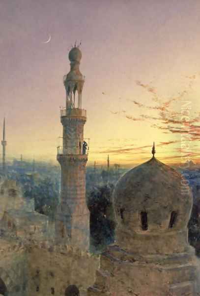 A Call to Prayer Oil Painting by Henry Stanier