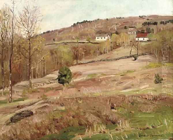 Hillside and Deep Ravine Oil Painting by George Gardner Symons