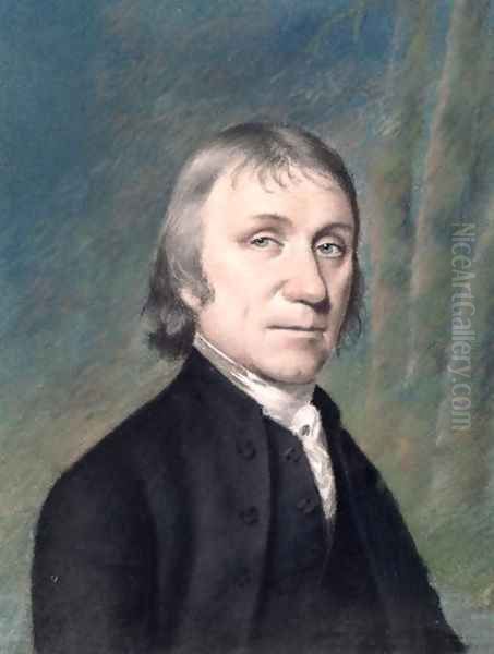 Portrait of Joseph Priestley 1733-1804, c.1797 Oil Painting by James Sharples