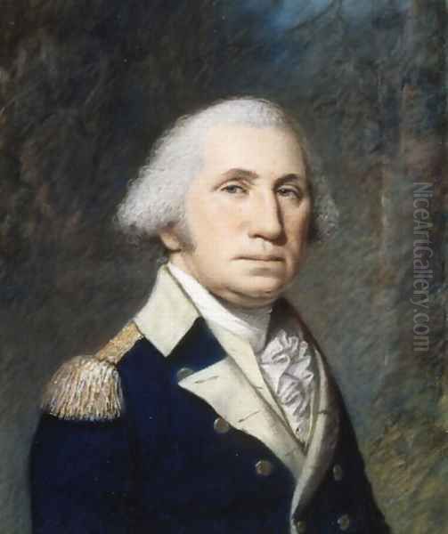 Portrait of George Washington, 1796-97 Oil Painting by James Sharples