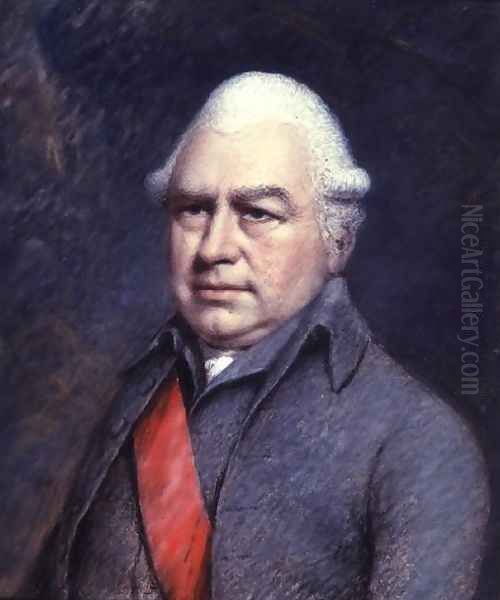 Sir Joseph Banks, English Naturalist, 1743-1820 Oil Painting by James Sharples