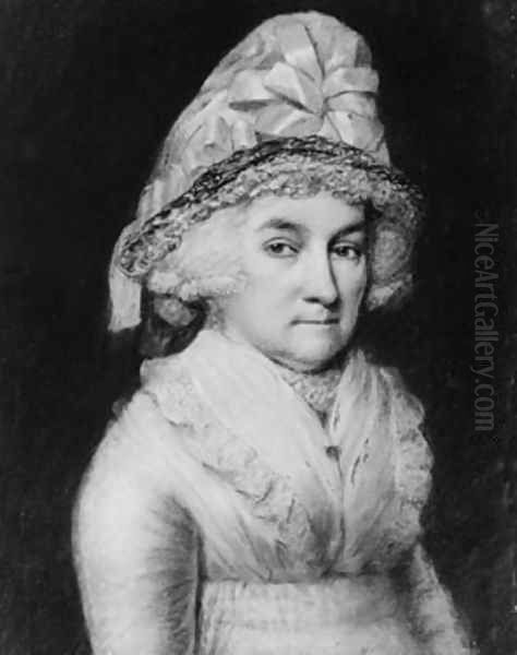 Abigail Smith Adams Oil Painting by James Sharples