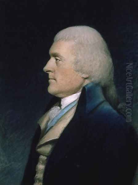 Thomas Jefferson 1743-1826 c.1797 Oil Painting by James Sharples