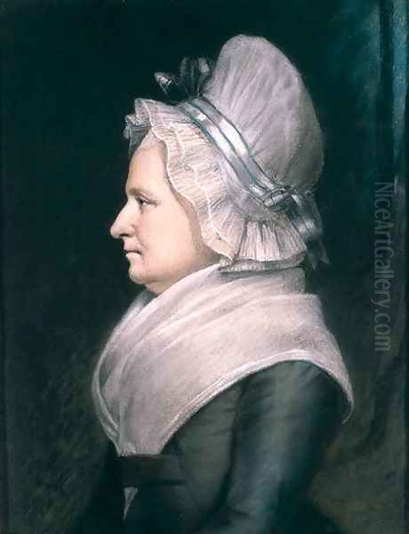 Mrs Martha Washington 1731-1802 1796 Oil Painting by James Sharples