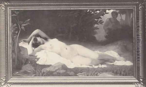 Sommeil de la Nymphe (Sleeping Nymph) Oil Painting by Gaston-Casimir Saint-Pierre