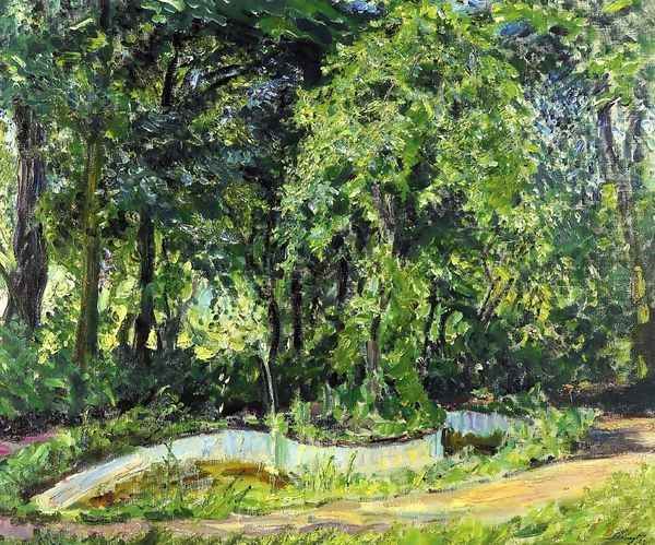 Park Landscape in the Palatinate Oil Painting by Max Slevogt