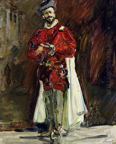 Francisco DAndrade 1856-1921 as Don Giovanni, 1912 Oil Painting by Max Slevogt