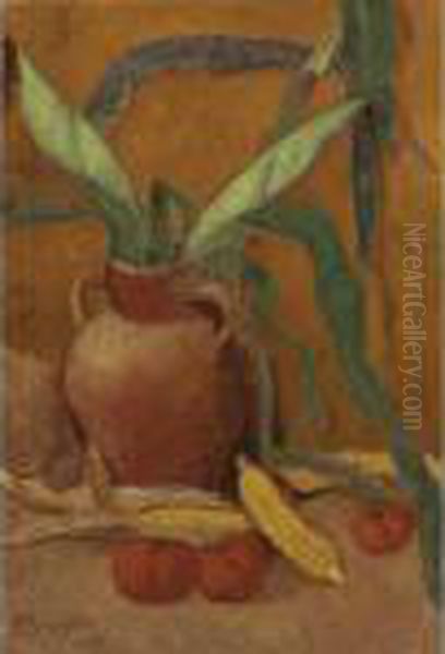 Nature Morte Avec Mais Et Tomates Oil Painting by Paul Serusier