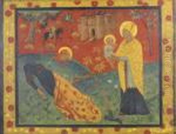 La Legende De Sainte Triphine Oil Painting by Paul Serusier