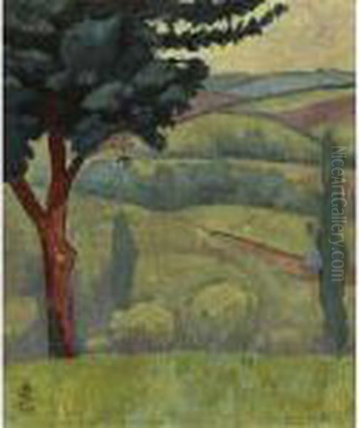 Vallee, Temps Gris Oil Painting by Paul Serusier