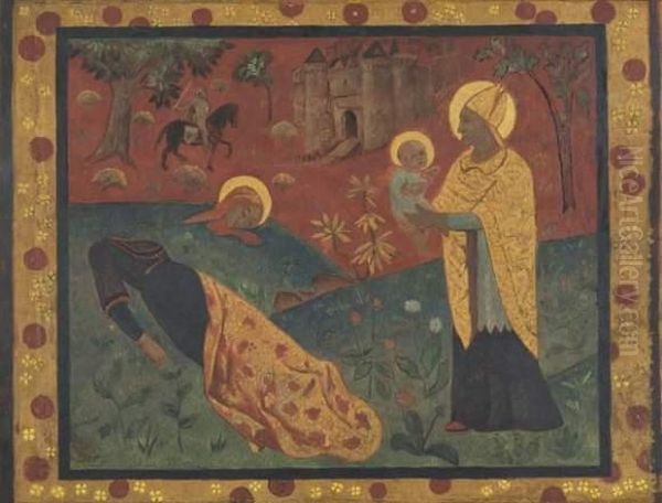 La Legende De Sainte Triphine Oil Painting by Paul Serusier