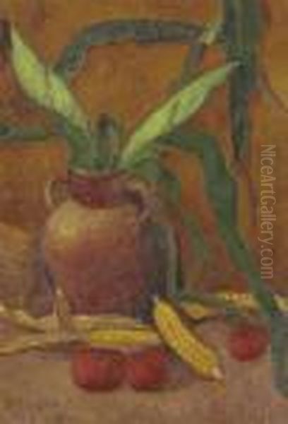 Nature Morte Avec Mais Et Tomates Oil Painting by Paul Serusier