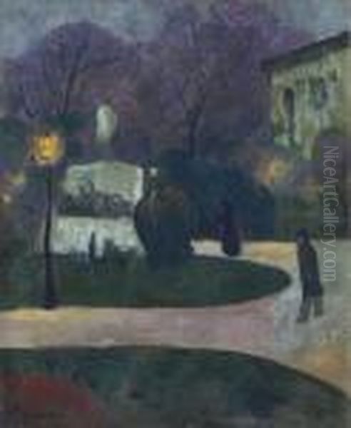 Le Square Au Reverbere Oil Painting by Paul Serusier