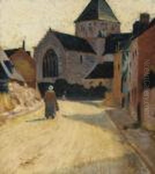 Femme Dans La Rue Oil Painting by Paul Serusier