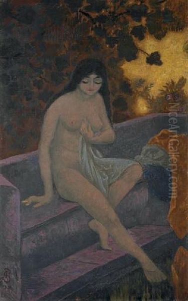 Suzanne Au Bain Oil Painting by Paul Serusier