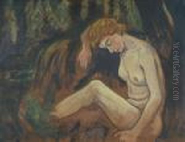 Eve Endormie Oil Painting by Paul Serusier