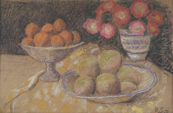 Oranges Et Fruits Dans Les Compotiers Oil Painting by Paul Serusier