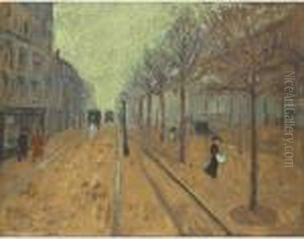 Soir, Avenue De Neuilly Oil Painting by Paul Serusier