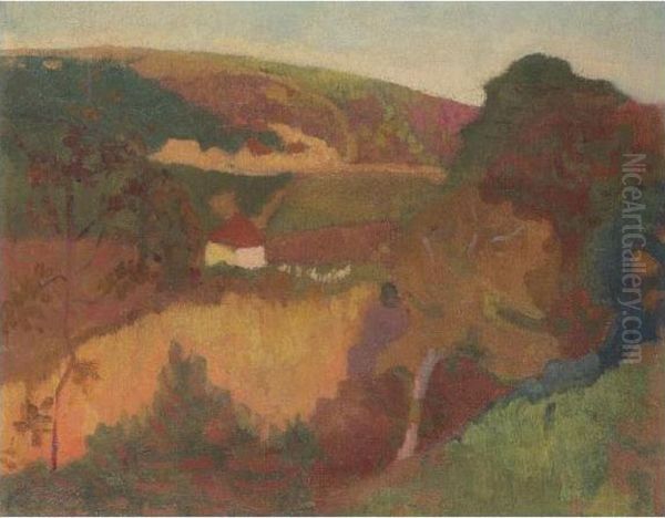 Paysage Oil Painting by Paul Serusier