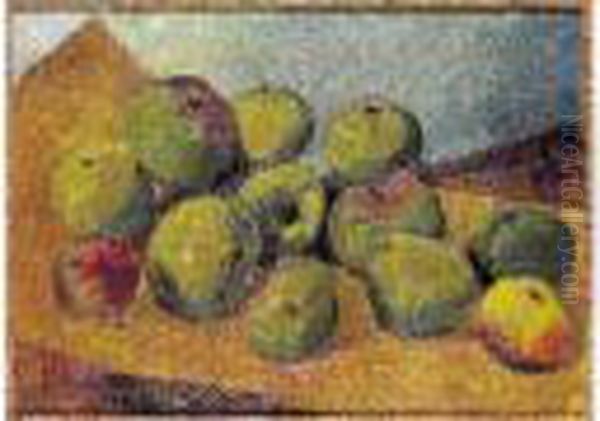 Pommes Oil Painting by Paul Serusier