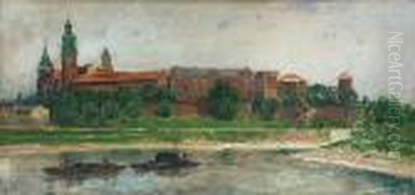 Wawel Oil Painting by Adam Setkowicz