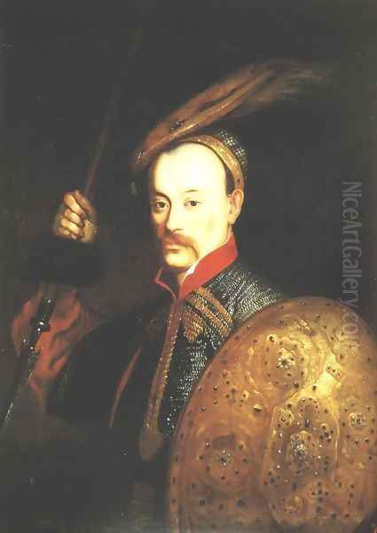 Portrait of Wincenty Gosiewski Oil Painting by Daniel Schultz