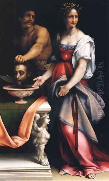 Salomé Oil Painting by Cesare da Sesto