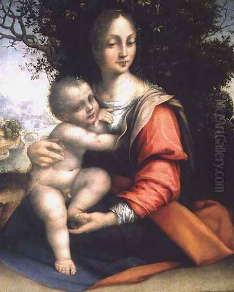 Madonna and Child Oil Painting by Cesare da Sesto