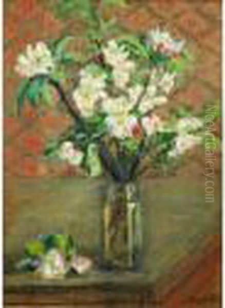 Bouquet De Fleurs Oil Painting by Rene Seyssaud