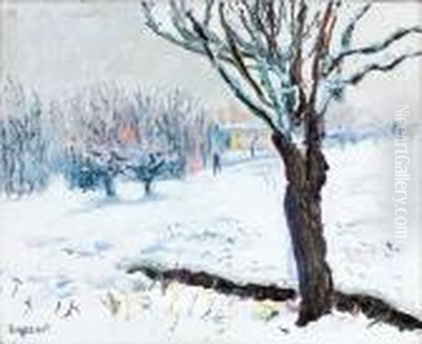 Paysage De Neige by Rene Seyssaud